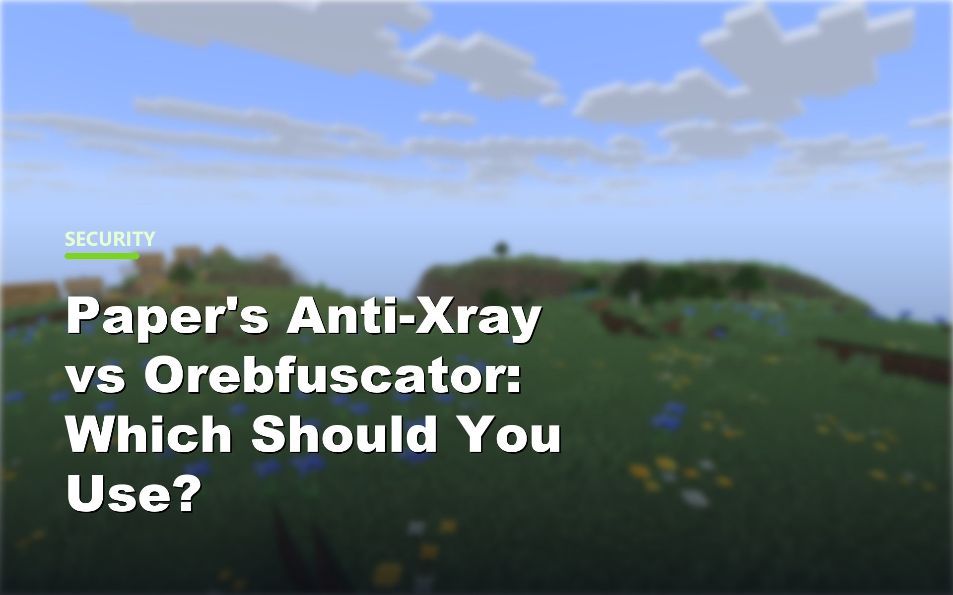 Paper Anti-Xray vs Orebfuscator x-ray protection cover