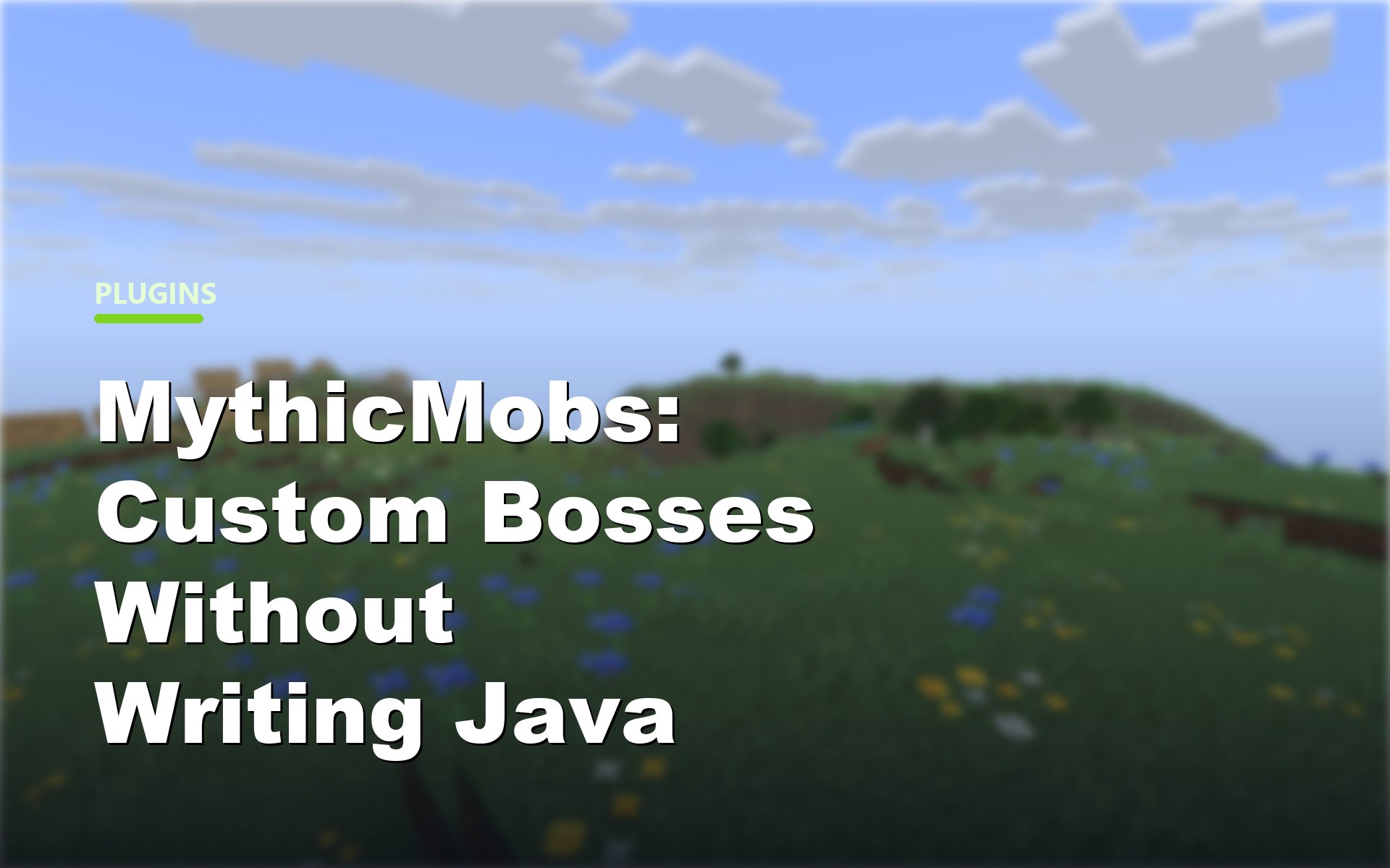 MythicMobs: Custom Bosses Without Writing Java